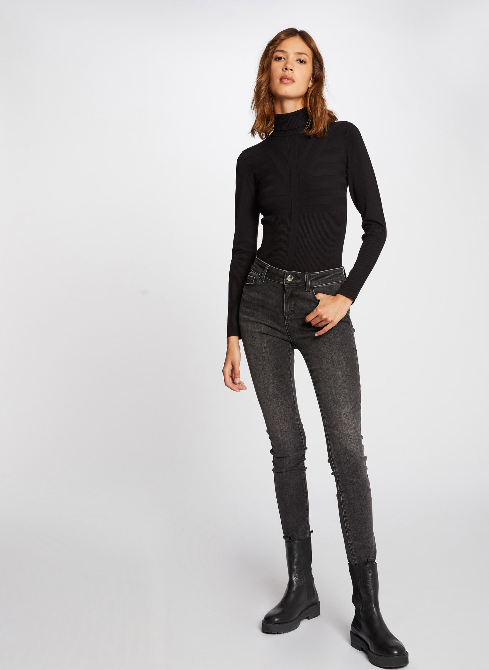 Pulls 212-METRO femme noir Morgan Pulls 212-METRO femme noir Noir