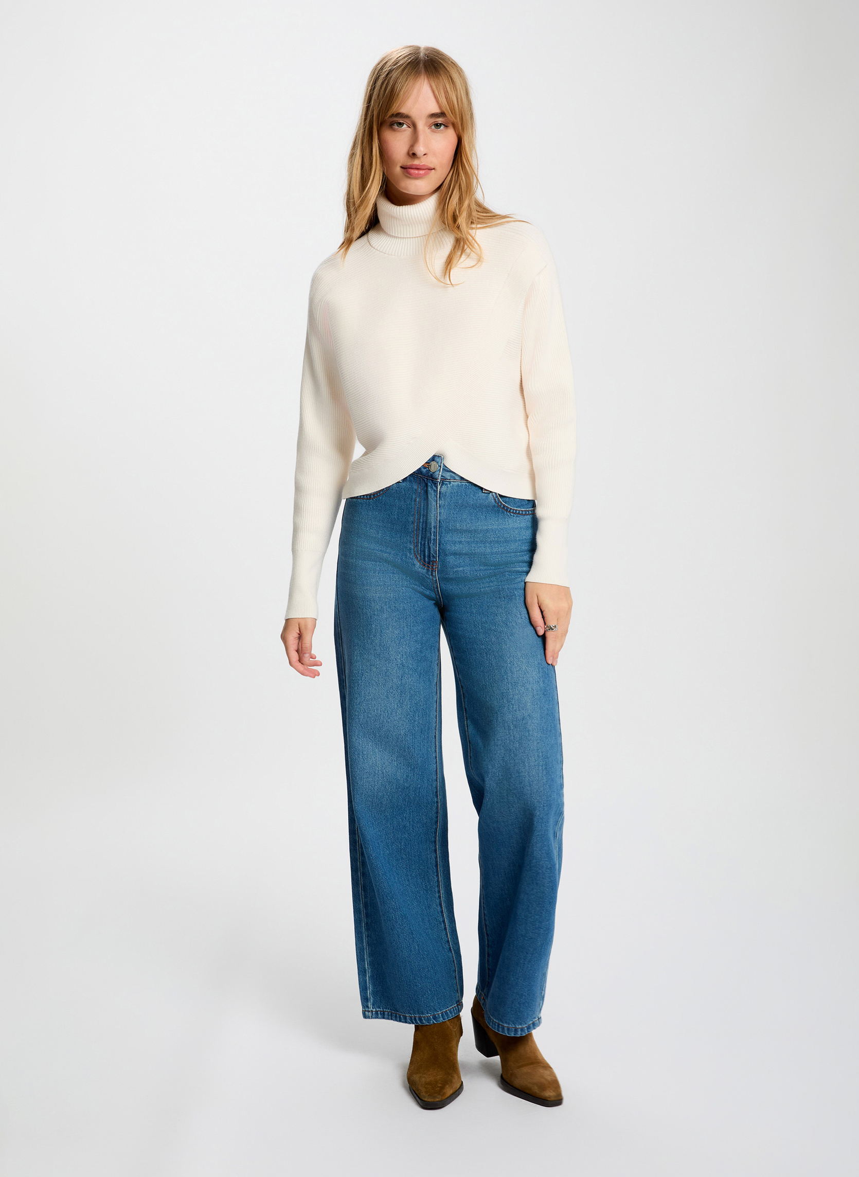 Pulls 232-MISS femme beige Morgan Pulls 232-MISS femme beige Beige