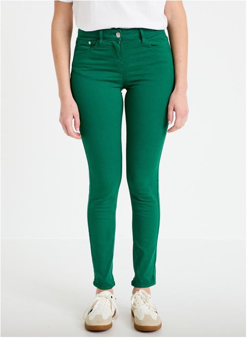 Cache Cache Jeans droit SHANGNO-TYCO femme vert