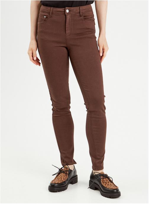 Cache Cache Jeans droit SHANGNO-TYCO femme marron