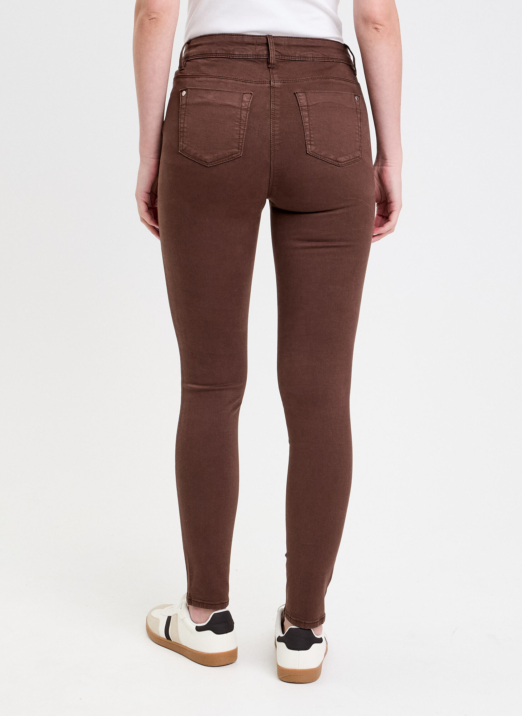 Jeans droit SHANGNO-TYCO femme marron Cache Cache Jeans droit SHANGNO-TYCO femme marron Marron foncé