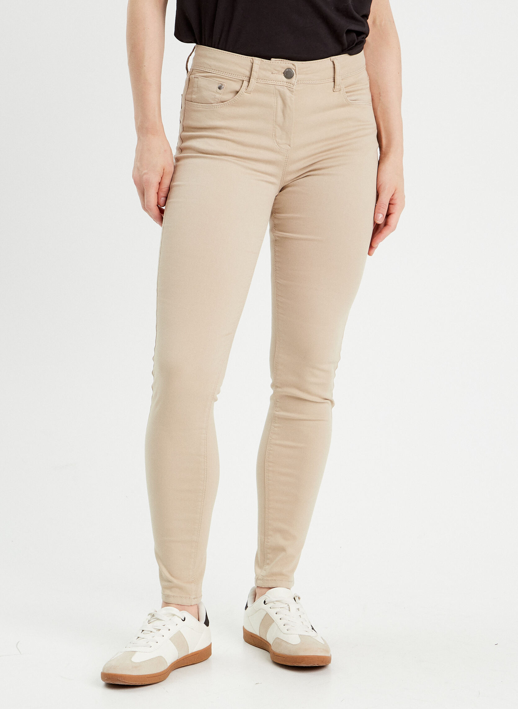 Jeans droit SHANGNO-TYCO femme marron Cache Cache Jeans droit SHANGNO-TYCO femme marron Marron clair