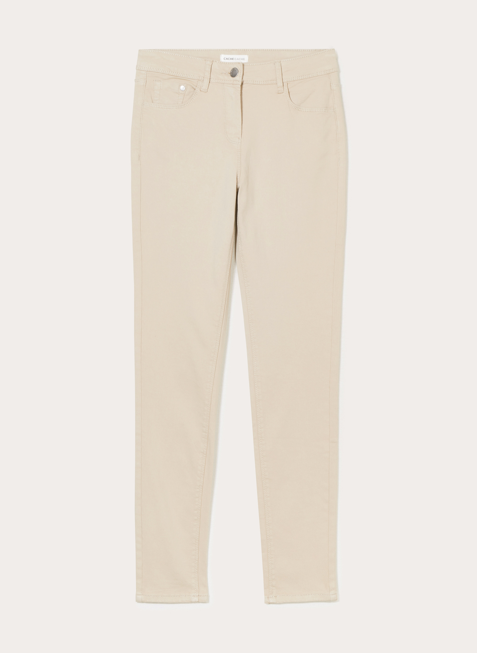 Jeans droit SHANGNO-TYCO femme marron Cache Cache Jeans droit SHANGNO-TYCO femme marron Marron clair