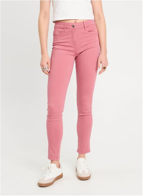 Cache Cache Jeans droit SHANGNO-TYCO femme rose