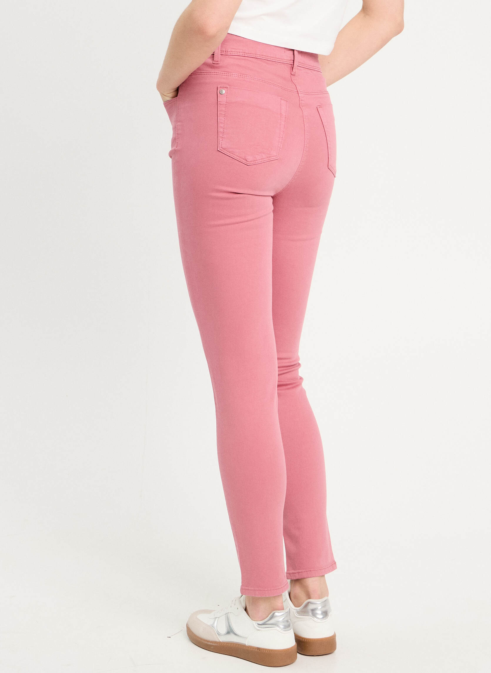 Jeans droit SHANGNO-TYCO femme rose Cache Cache Jeans droit SHANGNO-TYCO femme rose Vieux rose