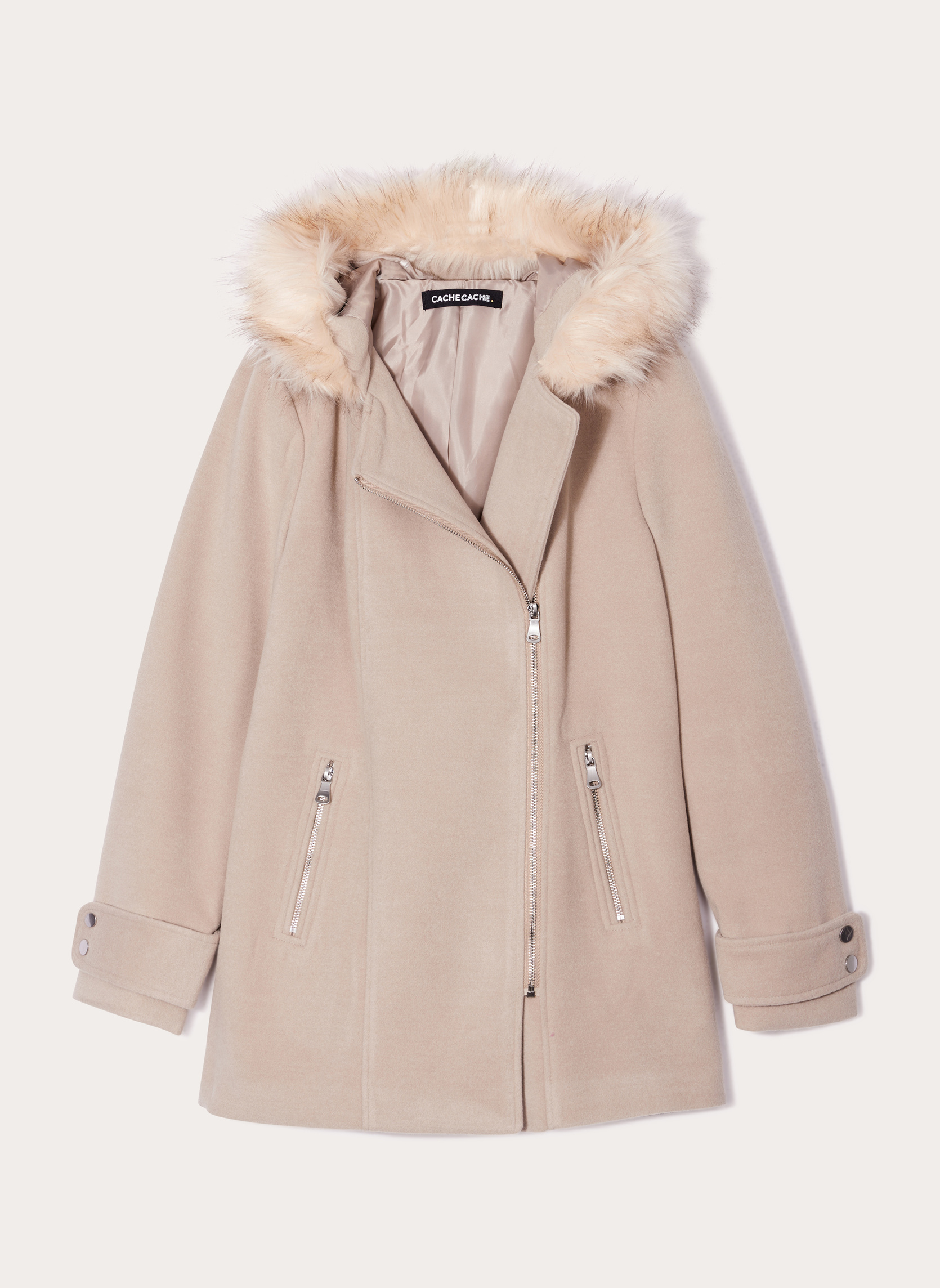 Manteaux classiques DRAMOTZIC femme beige Cache Cache Manteaux classiques DRAMOTZIC femme beige Beige