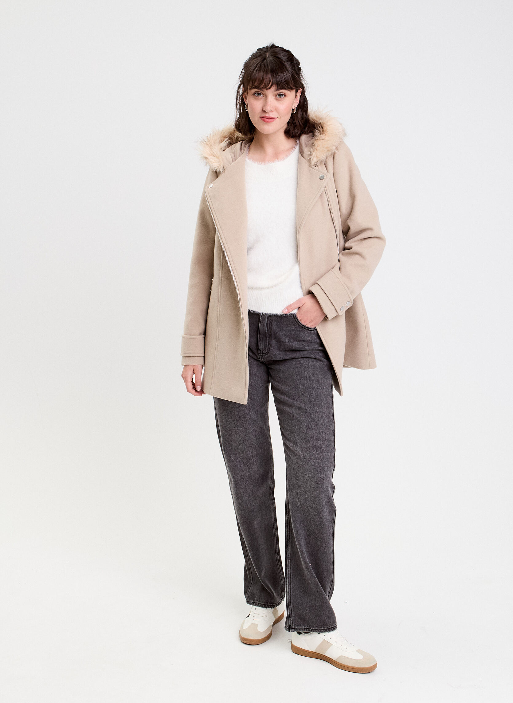 Manteaux classiques DRAMOTZIC femme beige Cache Cache Manteaux classiques DRAMOTZIC femme beige Beige