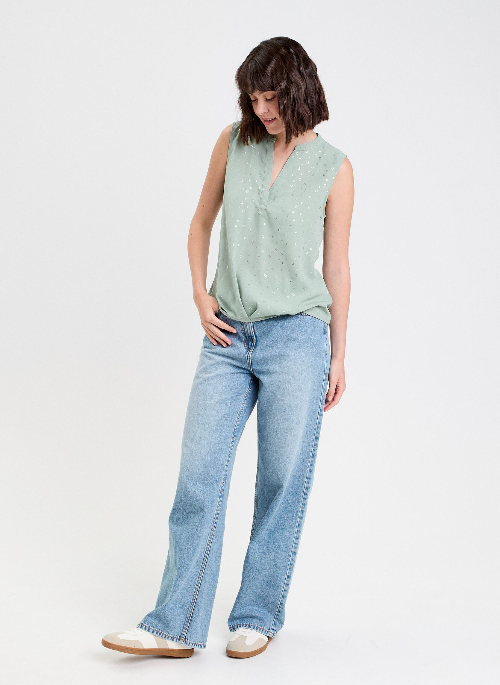 Blouses BLORAXLESS2 femme vert Cache Cache Blouses BLORAXLESS2 femme vert Vert