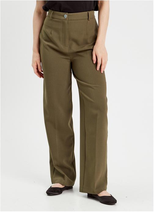 Cache Cache Pantalons droit CITYPARTESS femme vert