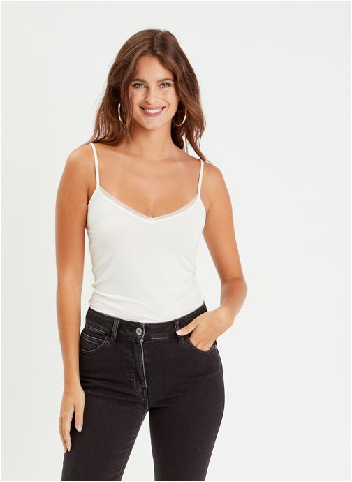 Cache Cache Débardeurs DDOUCHO femme blanc