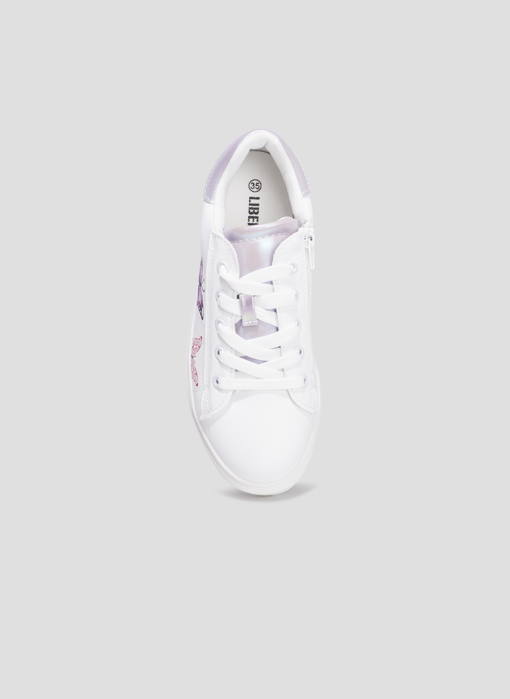 Baskets basses S_PF_TB_TE_PAPILLON2_191 fille blanc LIBERTO Baskets basses S_PF_TB_TE_PAPILLON2_191 fille blanc Blanc