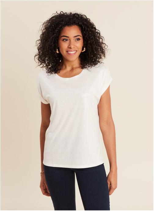 Bréal Tee-shirts TISHINYROC femme blanc
