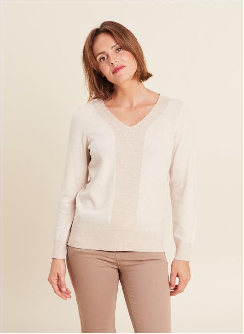 Bréal Pulls MYSWEATOP femme beige