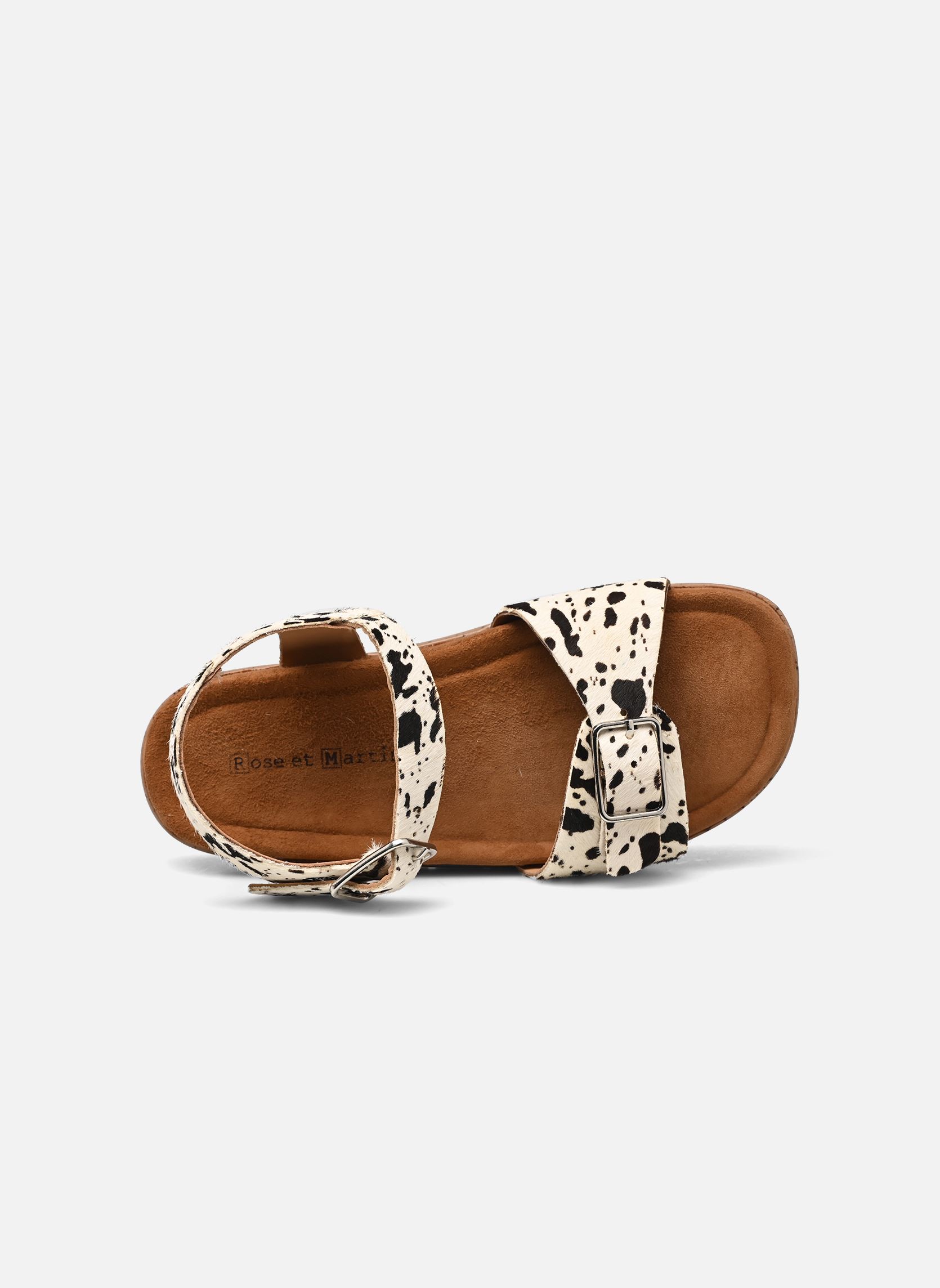 Sandalias CHADIA niña multicolor Rose et Martin Sandalias CHADIA niña multicolor Vachette - cow print