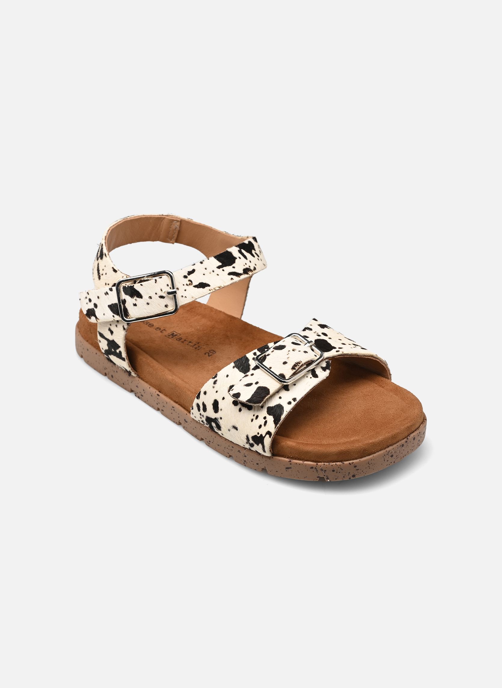 Sandalias CHADIA niña multicolor Rose et Martin Sandalias CHADIA niña multicolor Vachette - cow print