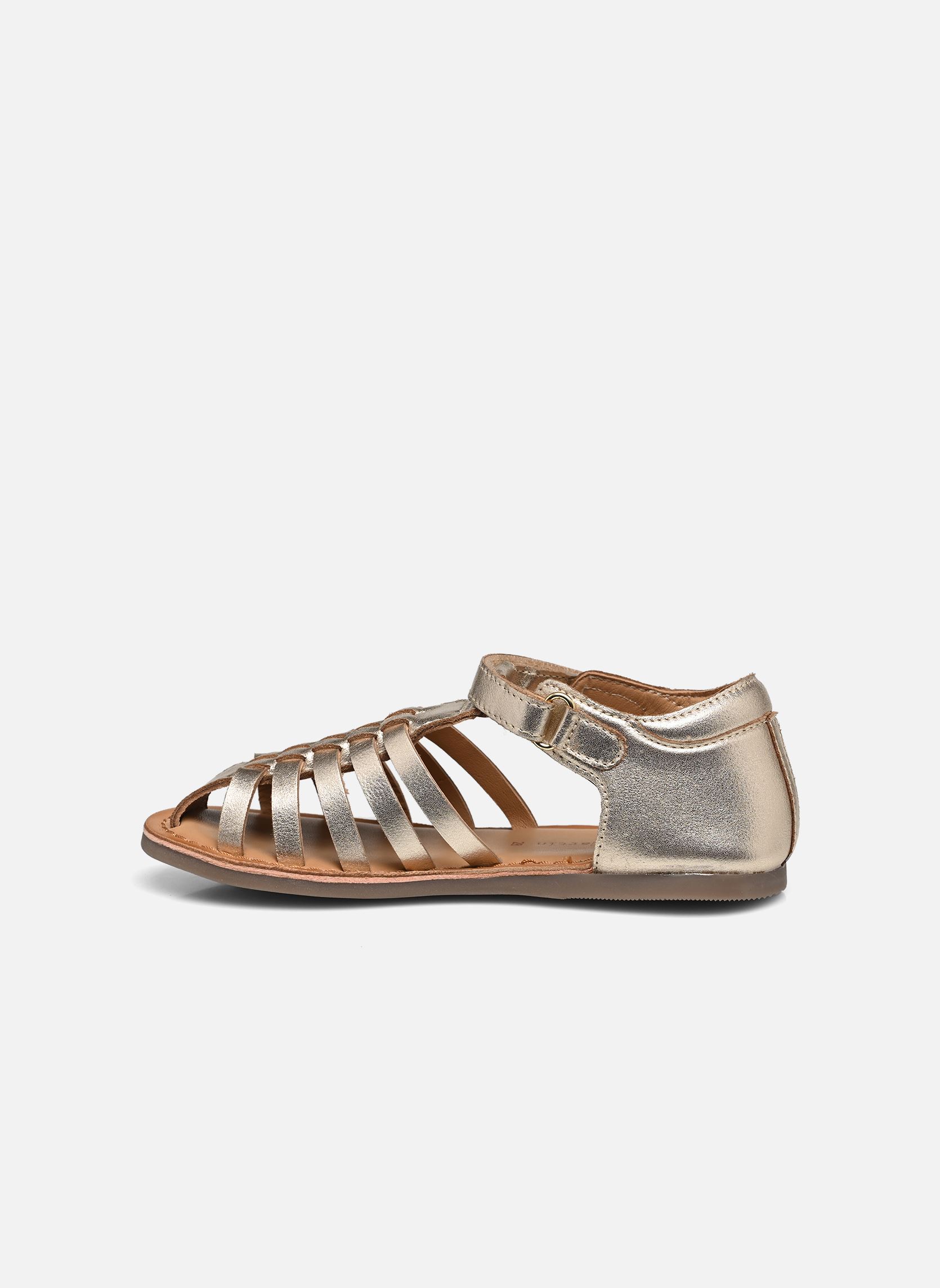 Sandales CHARLES fille or et bronze Rose et Martin Sandales CHARLES fille or et bronze Gold