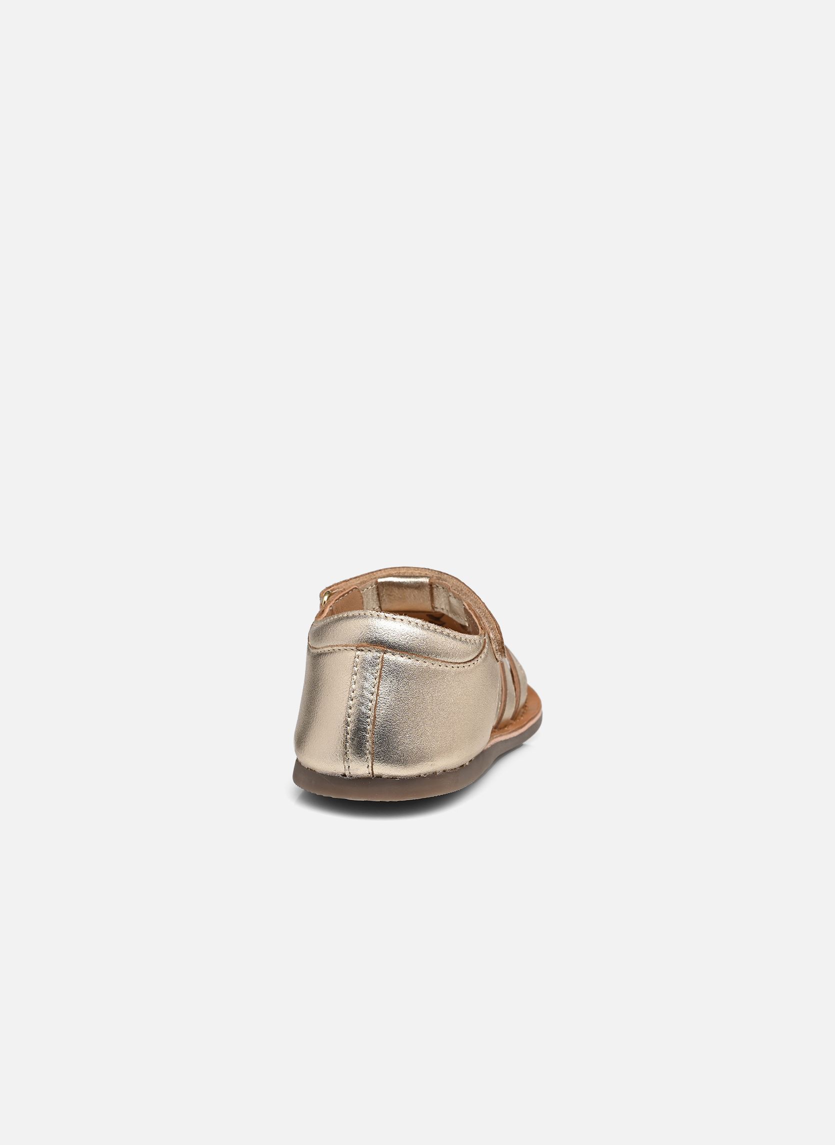 Sandales CHARLES fille or et bronze Rose et Martin Sandales CHARLES fille or et bronze Gold