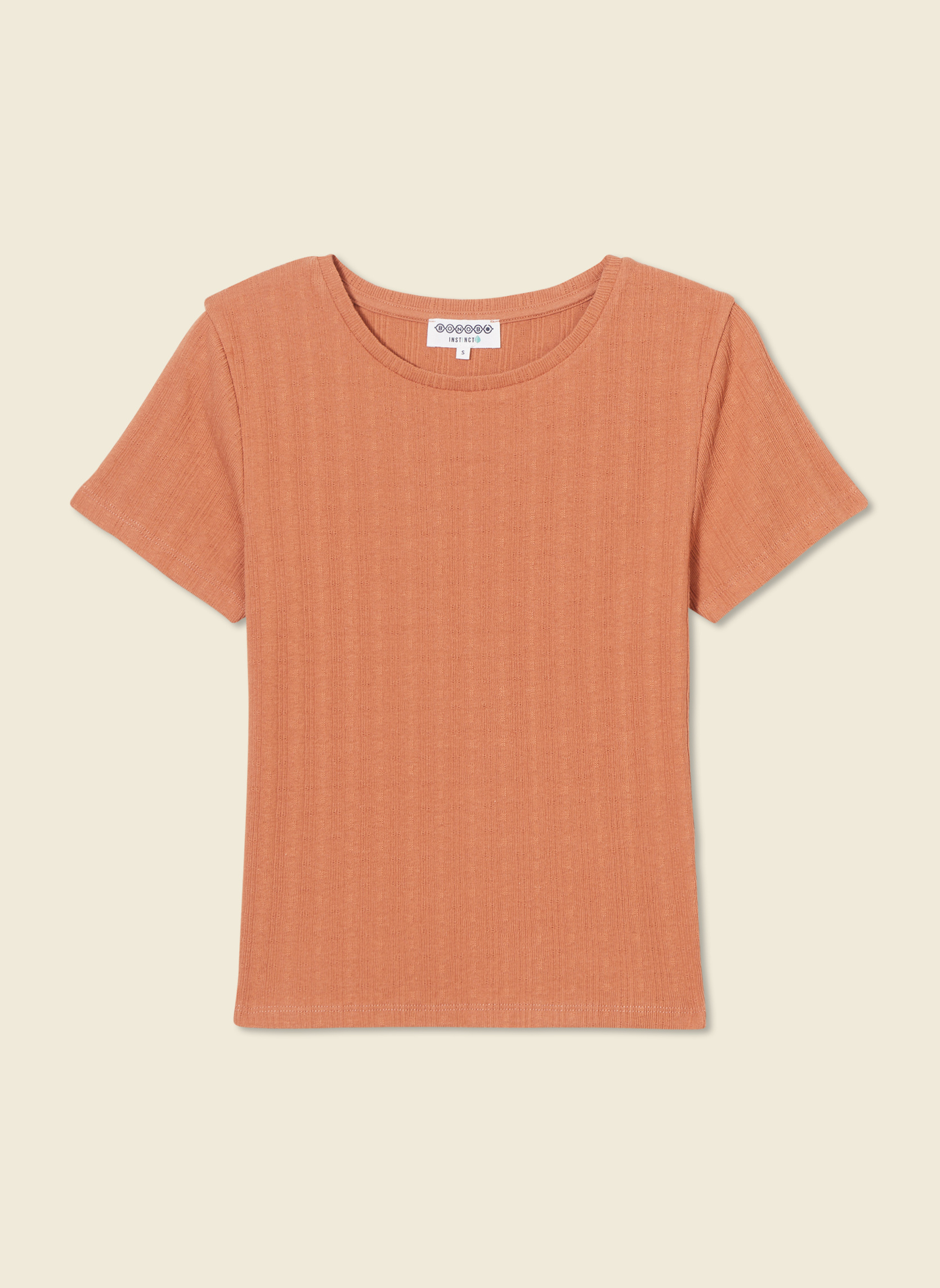 Tee-shirts T-shirts manches courtes - GARDENCOUF femme marron Bonobo Tee-shirts T-shirts manches courtes - GARDENCOUF femme marron Marron clair