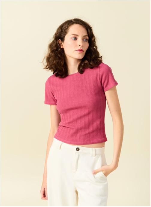 Bonobo Tee-shirts T-shirts manches courtes - GARDENCOUF femme rose