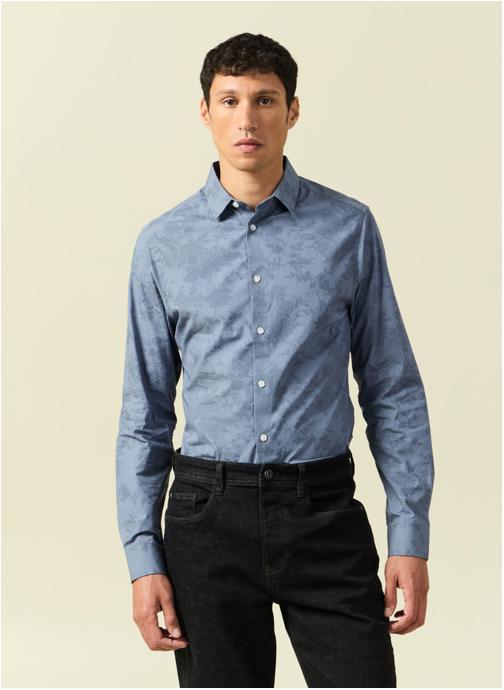 Bonobo Chemises ESSAOPSLIMH homme bleu