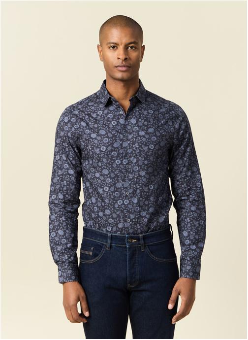 Bonobo Chemises ESSAOPSLIMH homme bleu