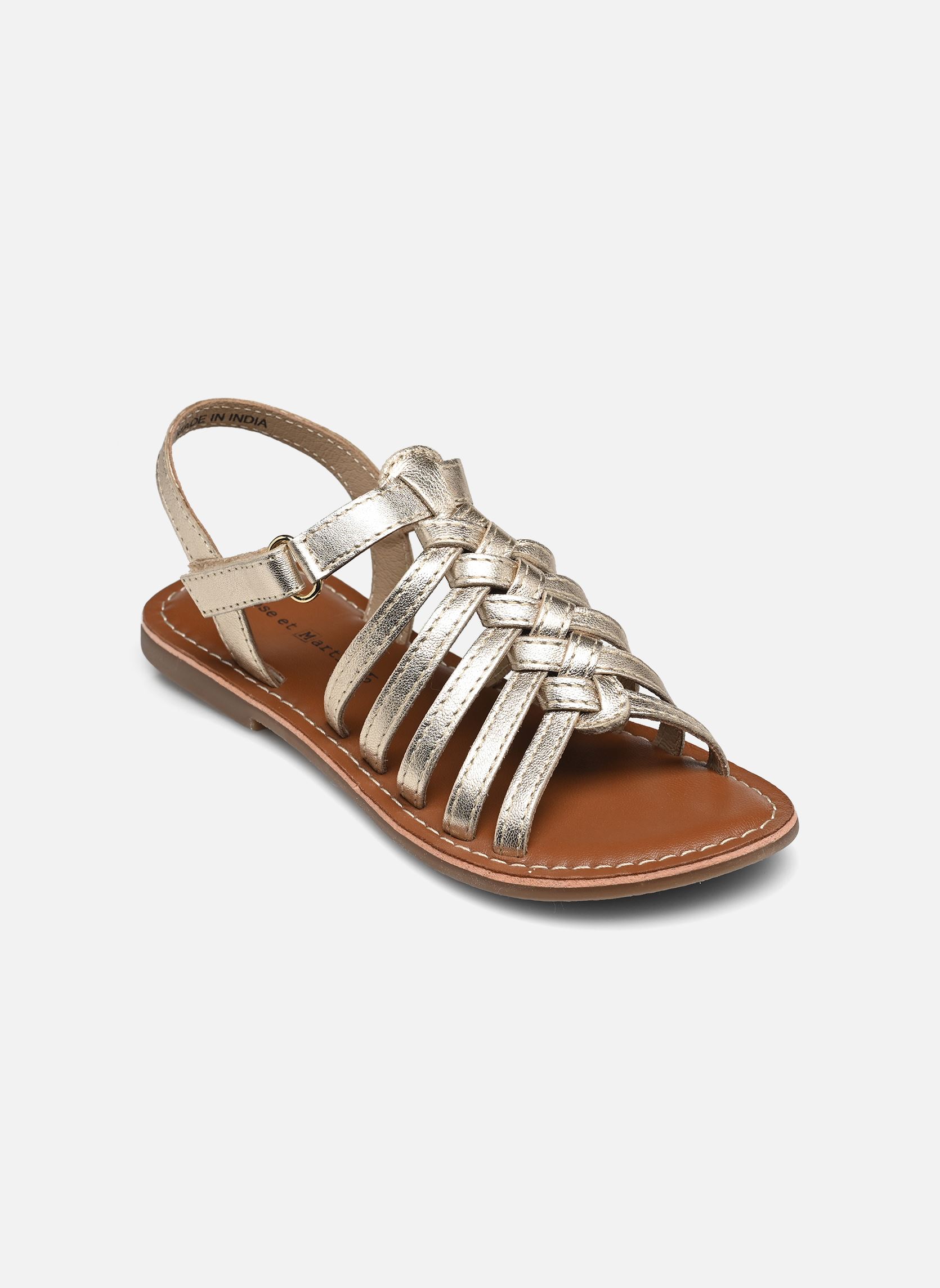 Sandalen CHULIA meisjes goud en brons Rose et Martin Sandalen CHULIA meisjes goud en brons GOLD