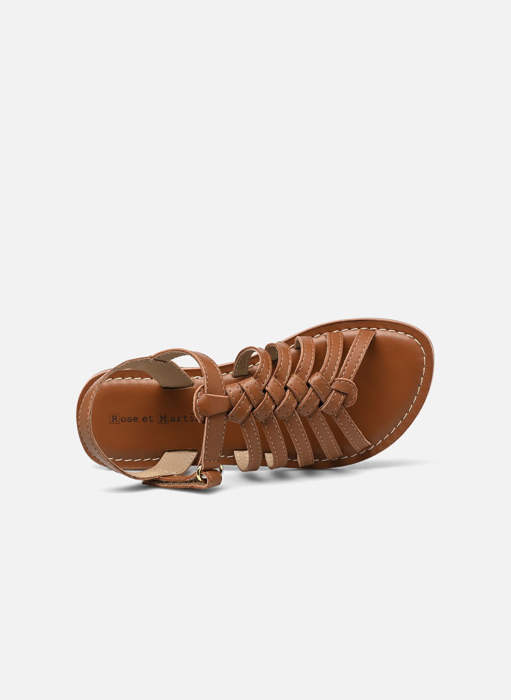 Sandales CHULIA fille marron Rose et Martin Sandales CHULIA fille marron Tan Brown