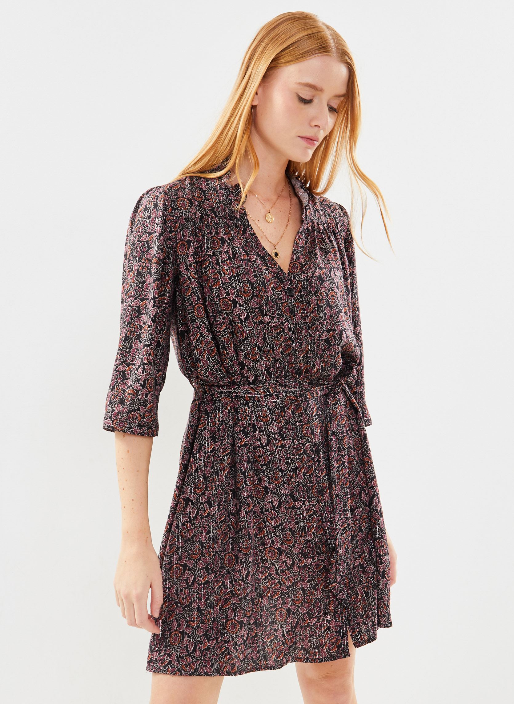 Robe Midi Noire River Island - Occasion Très Bon état, Longueur Midi Pour Femme