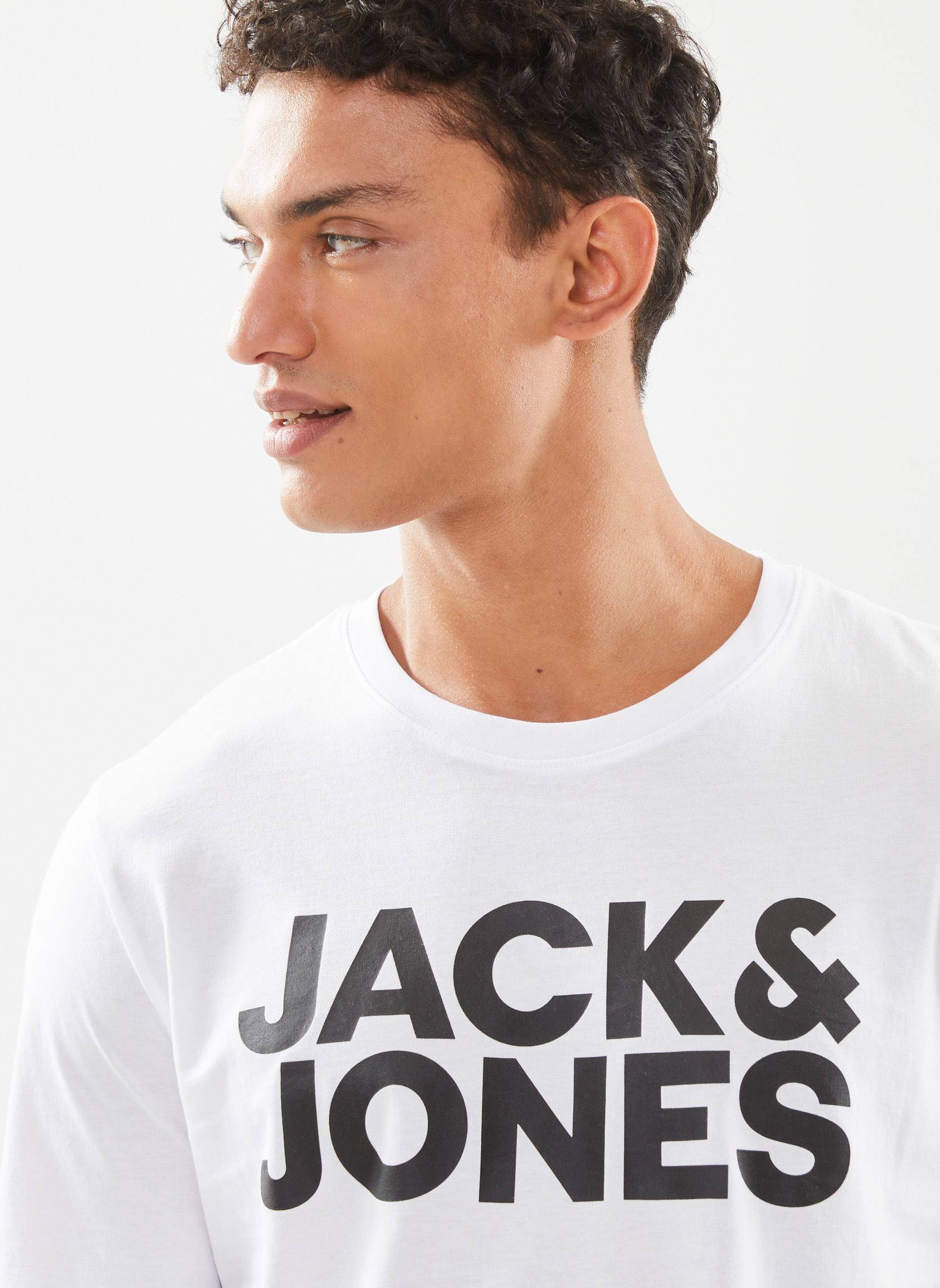 Tee-shirts manches courtes Jjecorp Logo Tee Ss O-Neck Noos homme blanc Jack & Jones Tee-shirts manches courtes Jjecorp Logo Tee Ss O-Neck Noos homme blanc WHITE/SLIM/LARGE