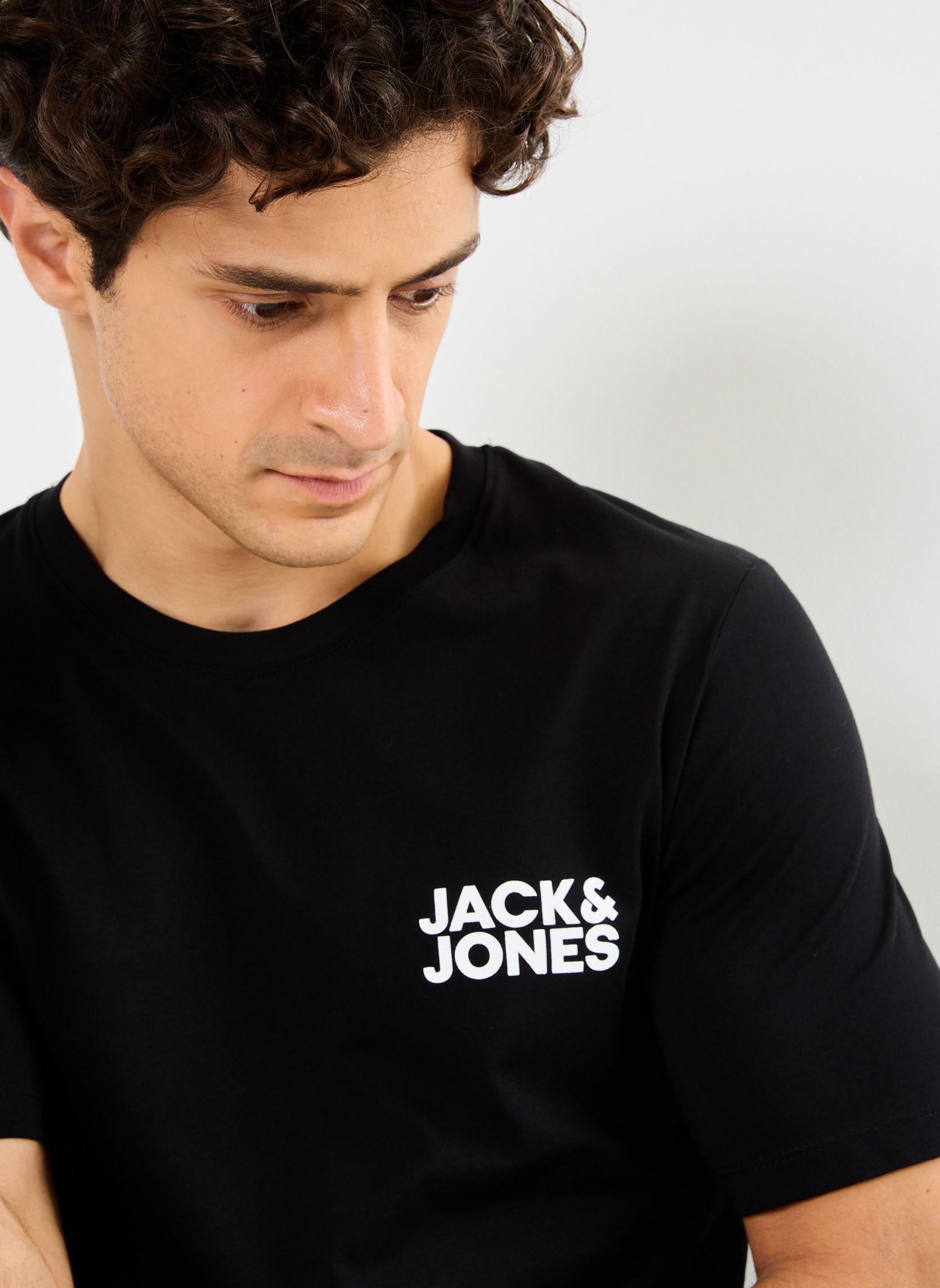 Tee-shirts manches courtes Jjecorp Logo Tee Ss O-Neck Noos homme noir Jack & Jones Tee-shirts manches courtes Jjecorp Logo Tee Ss O-Neck Noos homme noir BLACK
