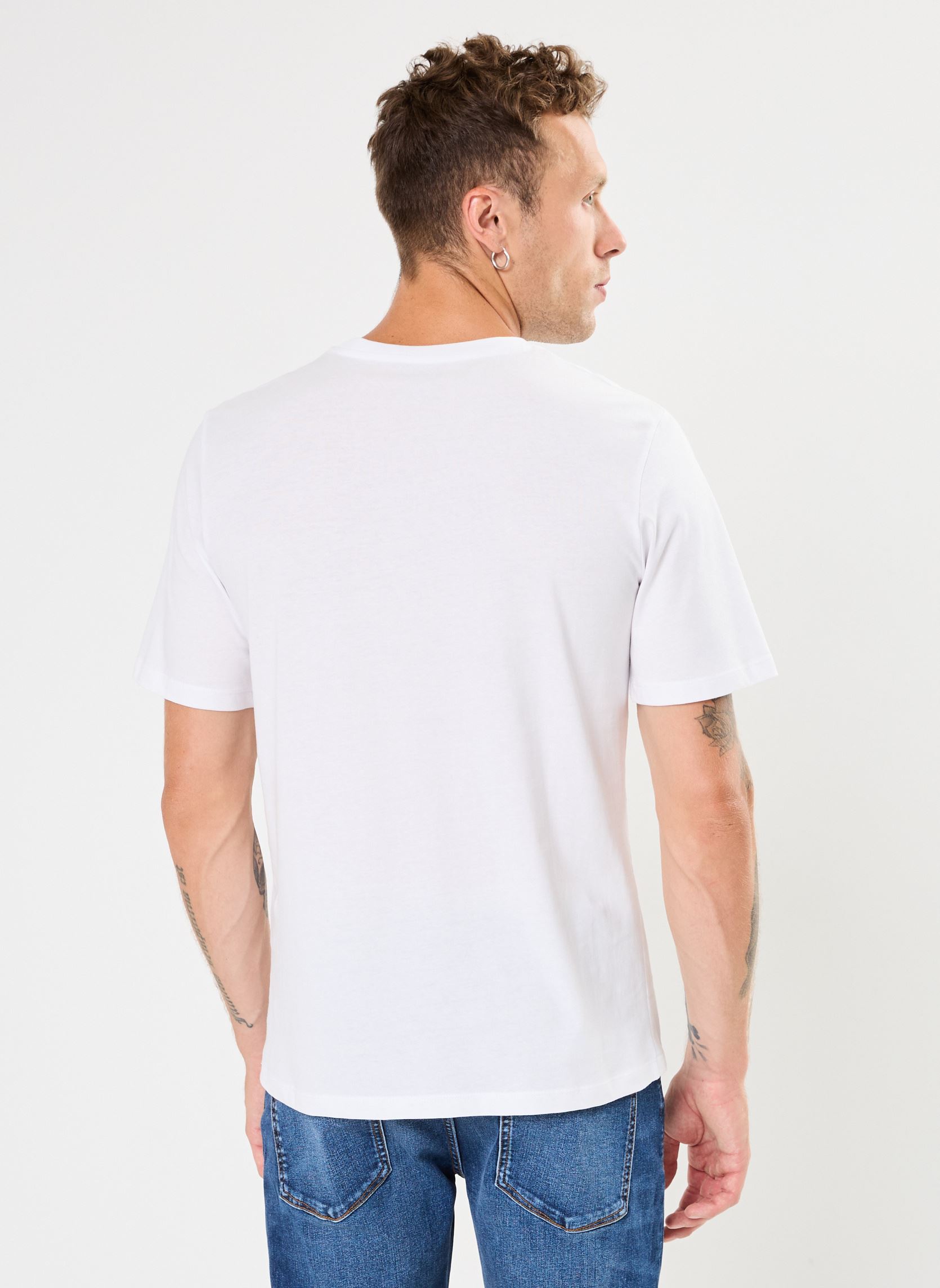 Tee-shirts manches courtes Jjecorp Logo Tee Ss O-Neck Noos homme blanc Jack & Jones Tee-shirts manches courtes Jjecorp Logo Tee Ss O-Neck Noos homme blanc WHITE