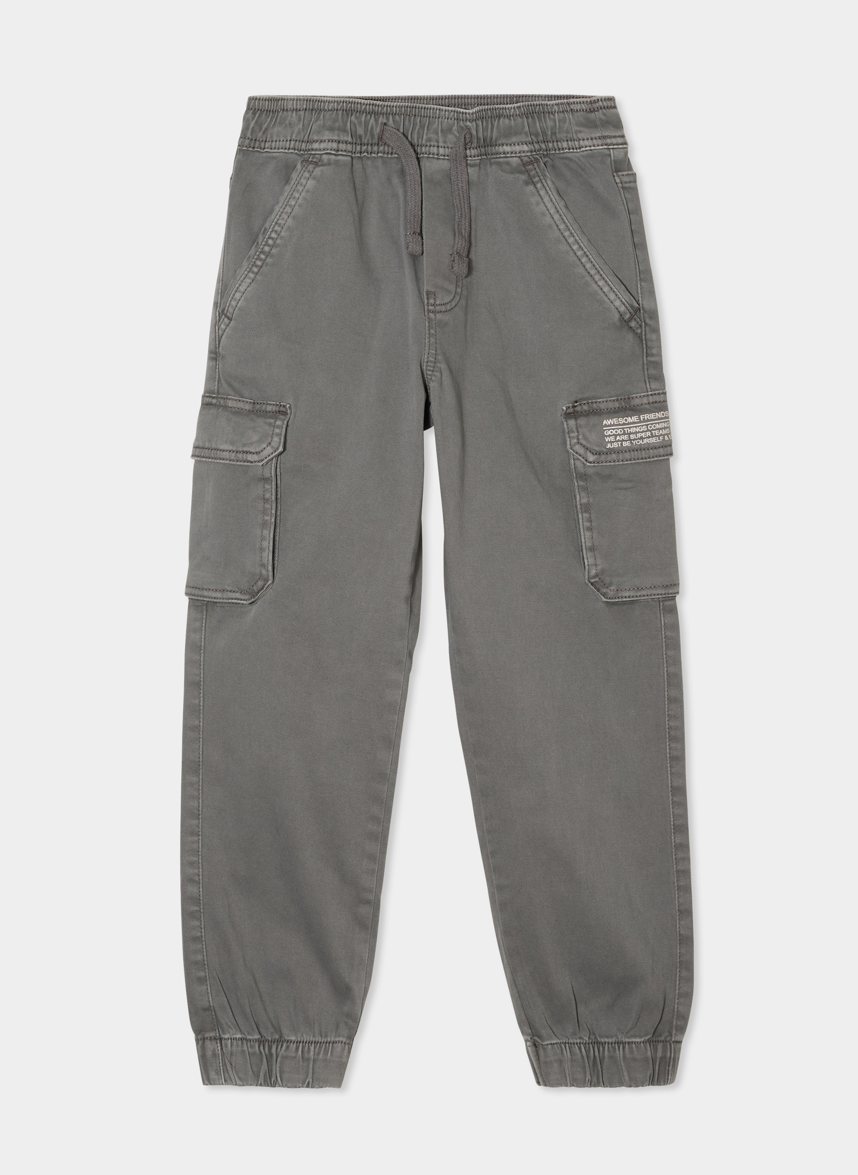 Pantalons Pantalon - LIB2 RADIOHEAD garçon gris LIBERTO Pantalons Pantalon - LIB2 RADIOHEAD garçon gris Gris foncé