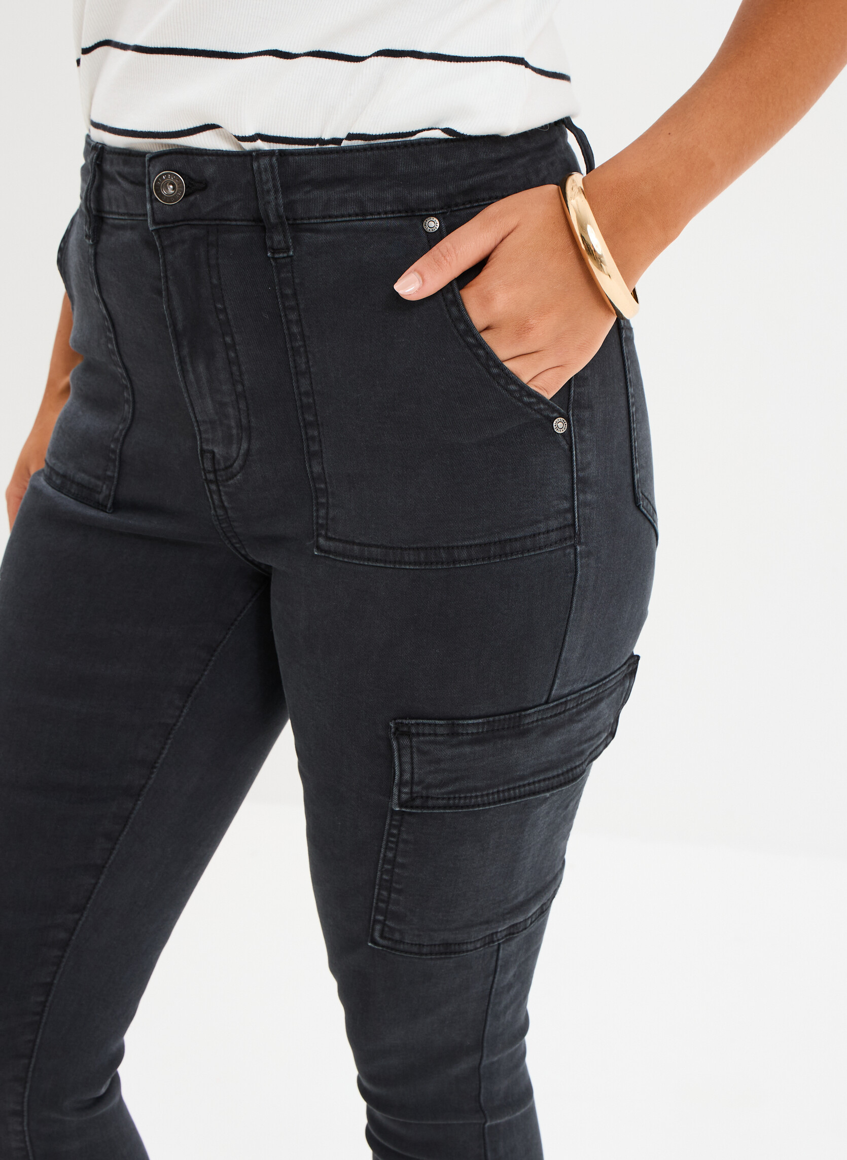 Pantalons droit MIS3_PLISBOA femme noir LIBERTO Pantalons droit MIS3_PLISBOA femme noir Noir