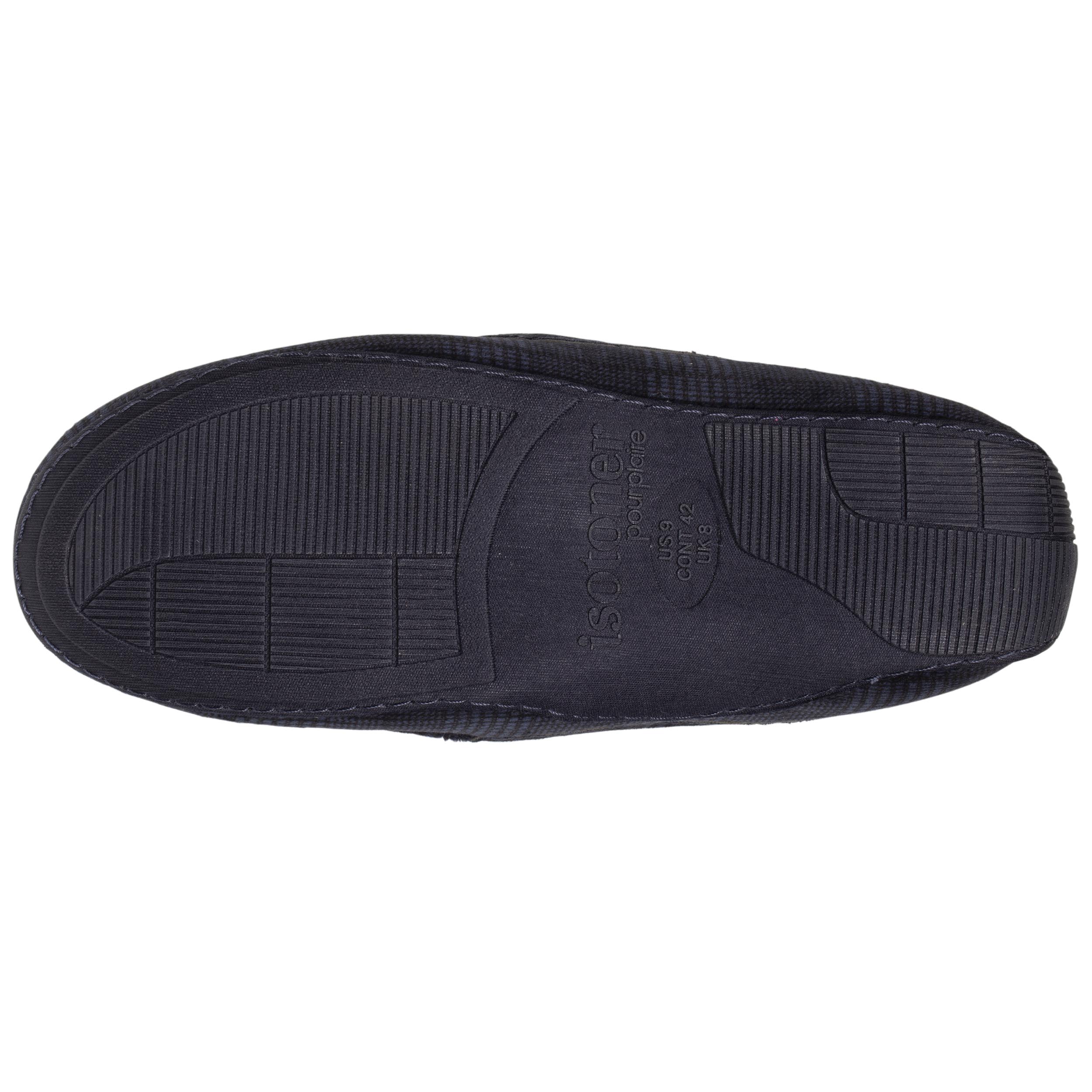 Chaussons Chaussons mocassins Homme carreaux Marine homme bleu Isotoner Chaussons Chaussons mocassins Homme carreaux Marine homme bleu Bleu marine