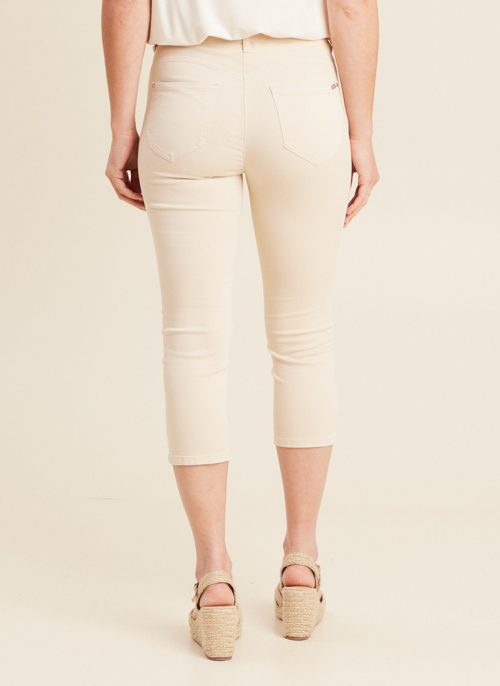 Bermudas PESUBLIMCOUR femme blanc Bréal Bermudas PESUBLIMCOUR femme blanc Blanc chiné