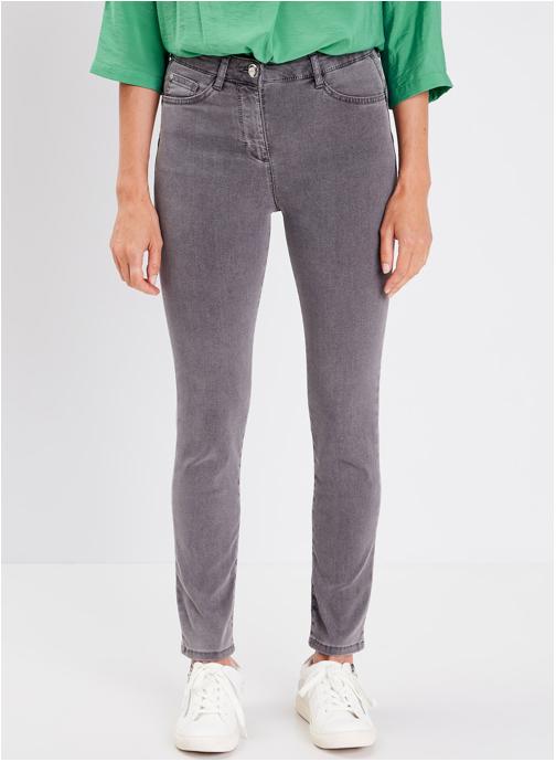 Bréal Jeans droit PESUBLIMJEAN femme gris