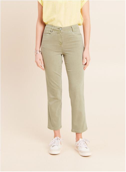Bréal Jeans droit PERIGHT femme vert