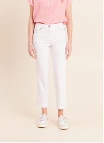 Jeans droit PERIGHT femme blanc Bréal Jeans droit PERIGHT femme blanc Blanc