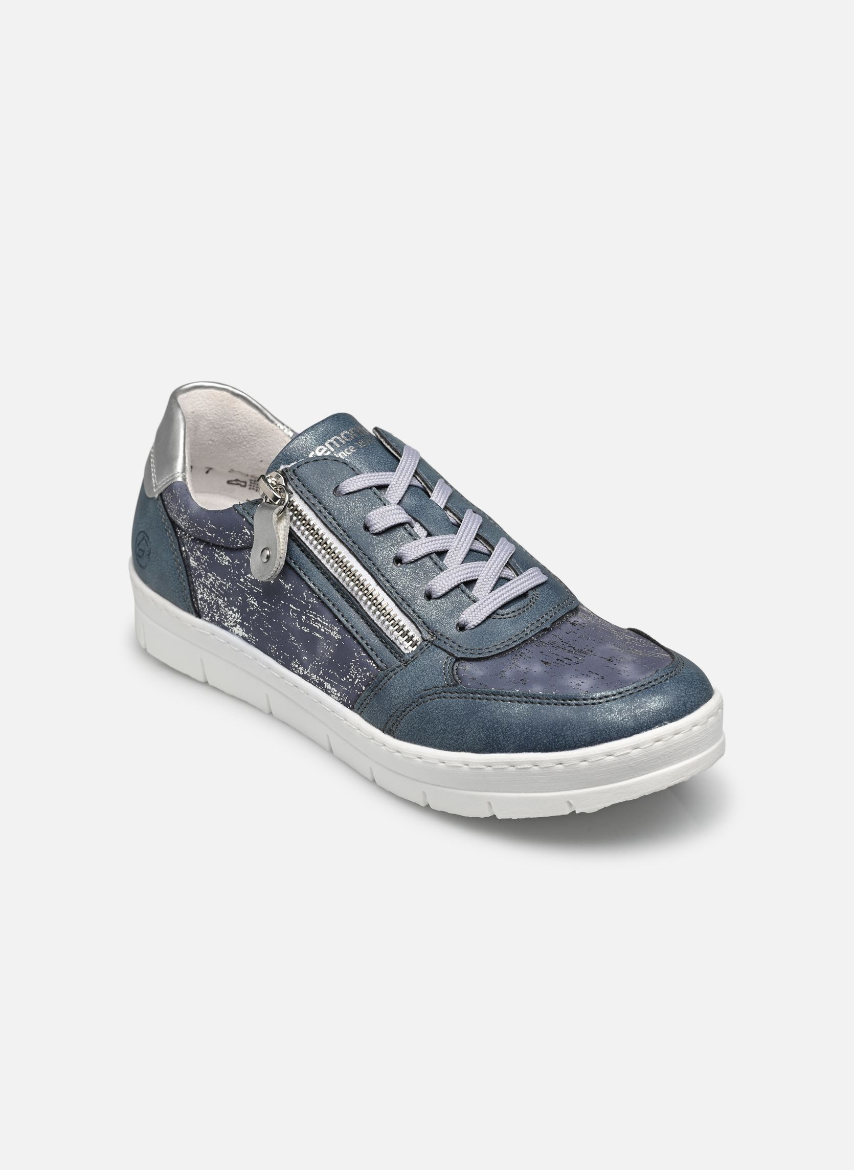 Remonte D5830 Baskets Basses Femme - Cuir Synthétique - Semelle PU, Fermeture éclair - Semelle Intérieure Amovible