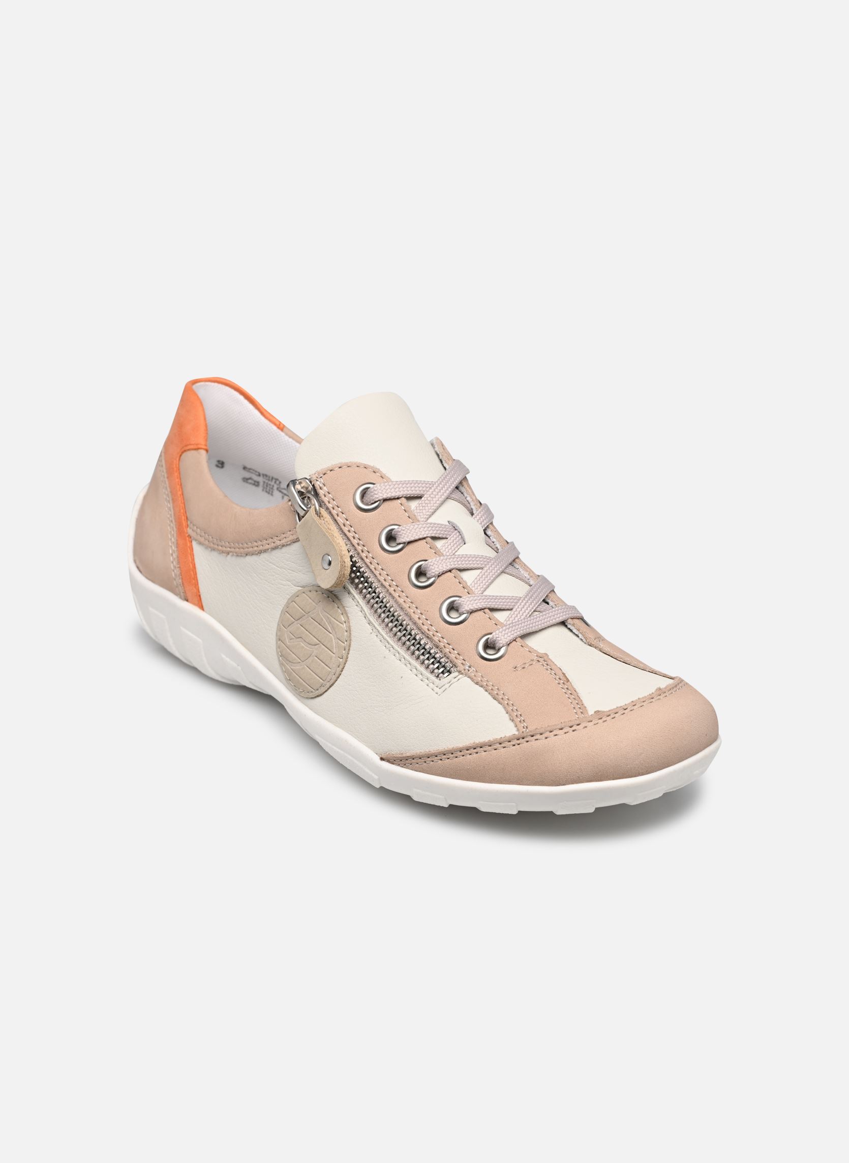 Lage sneakers R3408 dames meerkleurig Remonte Lage sneakers R3408 dames meerkleurig CLIFF/OFFWHITE/CLIFF/ORANGE