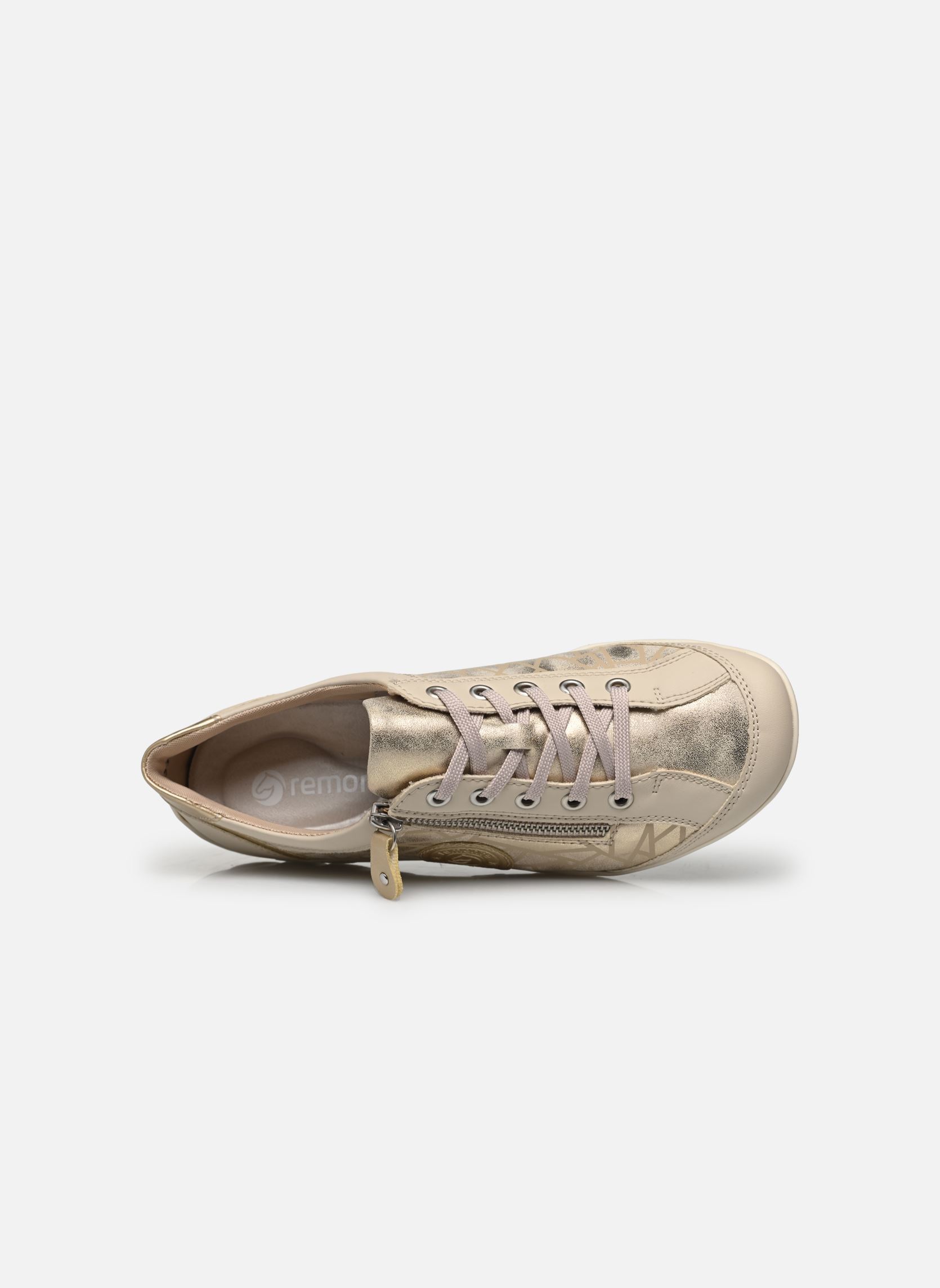 Baskets basses R3408 femme beige Remonte Baskets basses R3408 femme beige PERLE/MUSCHEL/LEHM/LIGHTGOLD