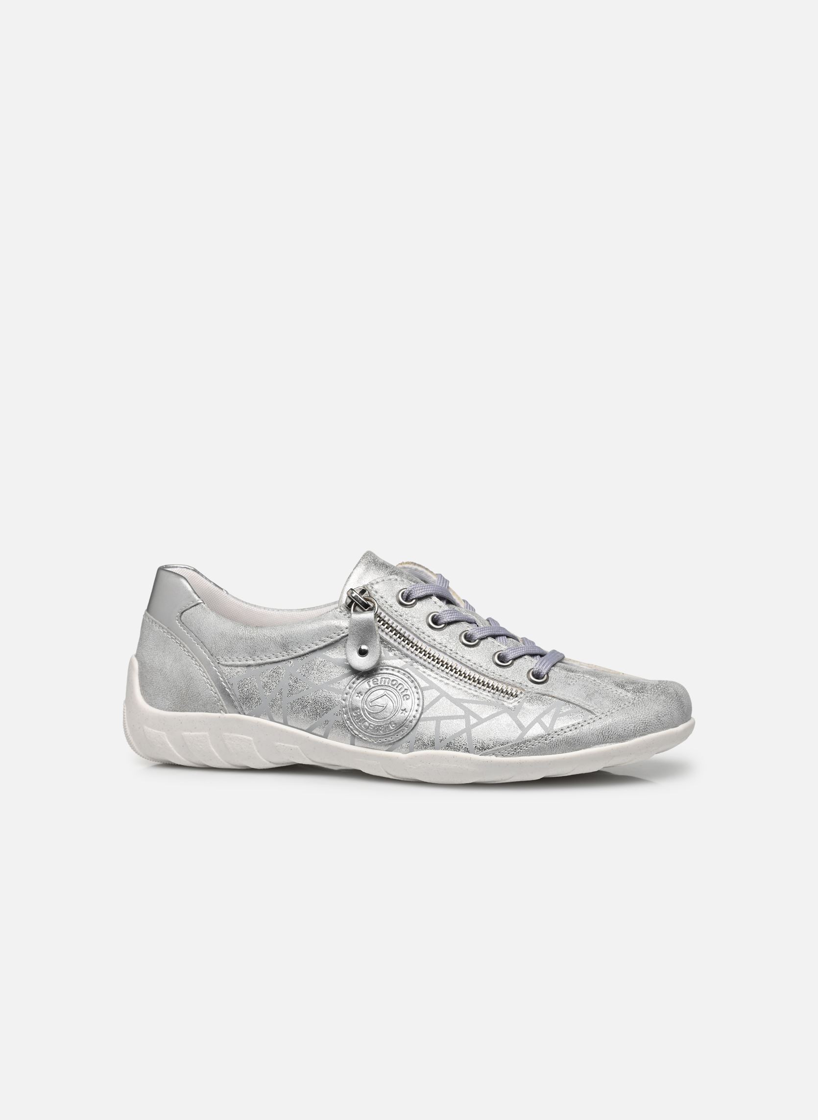 Lage sneakers R3408 dames zilver Remonte Lage sneakers R3408 dames zilver ICE/ICE/QUARZ/SILVER