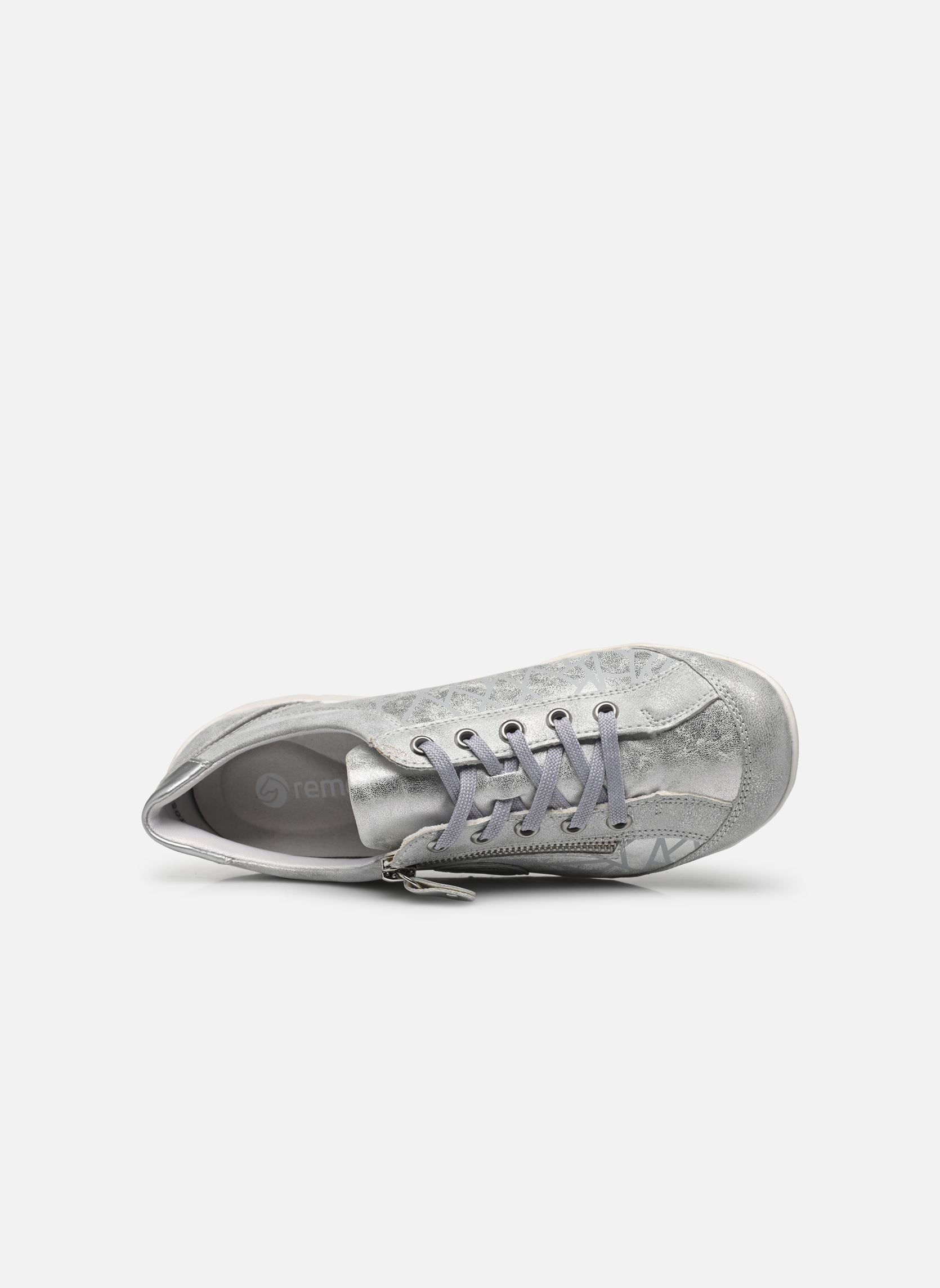 Lage sneakers R3408 dames zilver Remonte Lage sneakers R3408 dames zilver ICE/ICE/QUARZ/SILVER