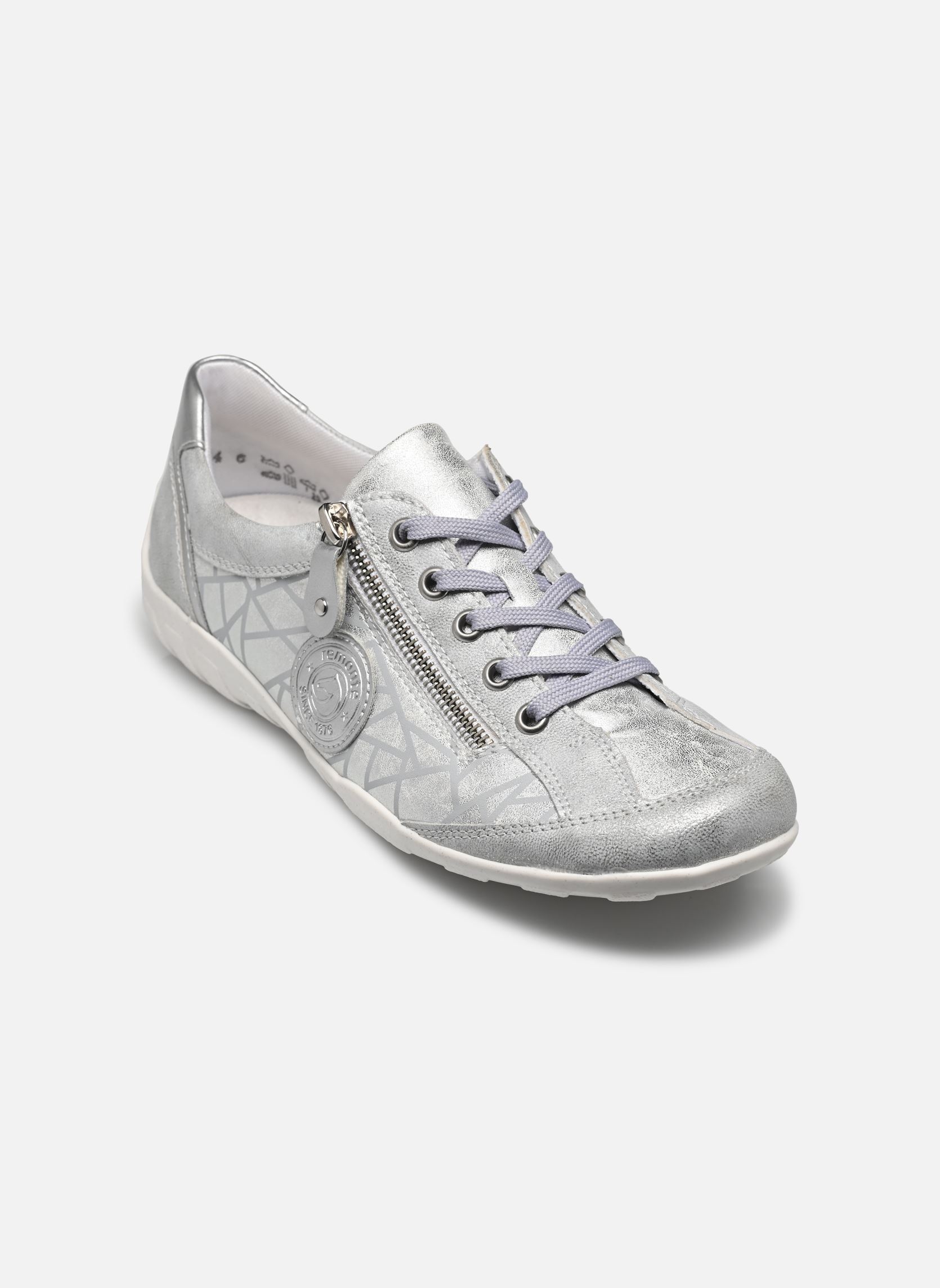 Lage sneakers R3408 dames zilver Remonte Lage sneakers R3408 dames zilver ICE/ICE/QUARZ/SILVER