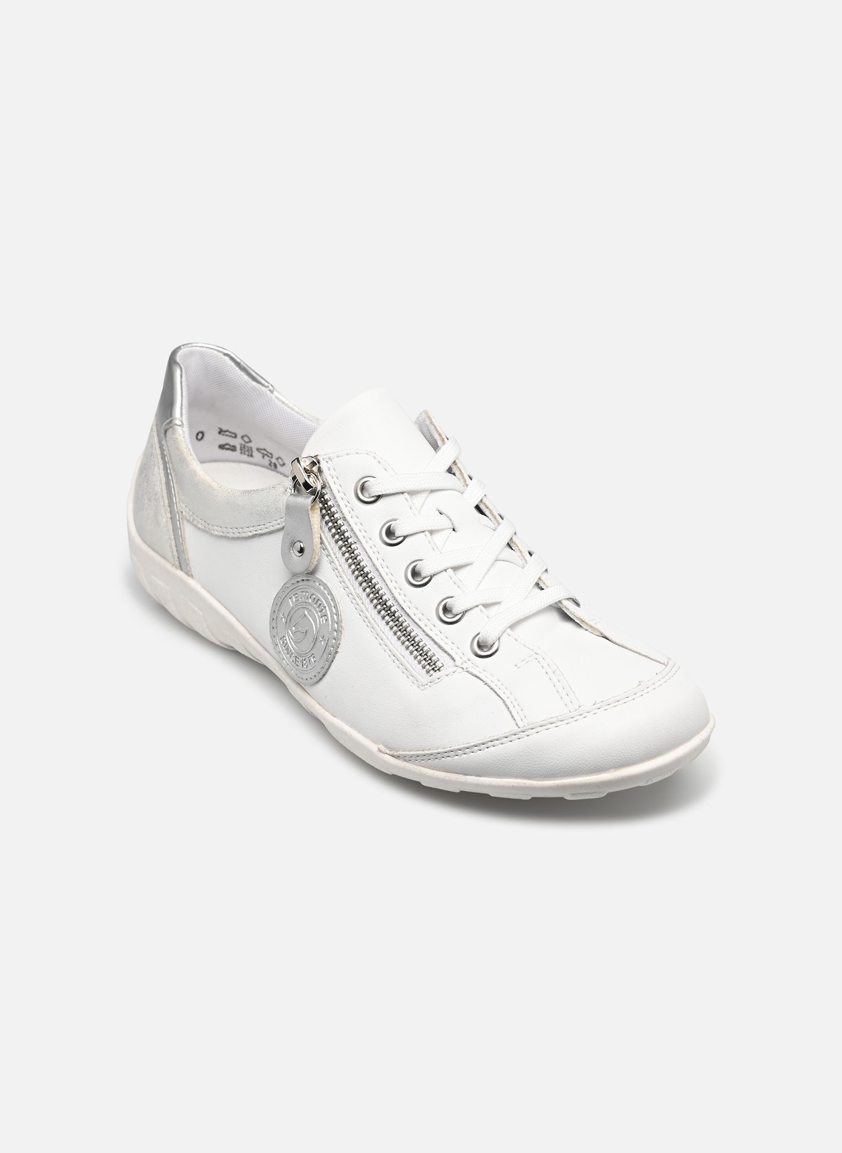 Lage sneakers R3408 dames wit Remonte Lage sneakers R3408 dames wit WEISS/ICE/SILVER