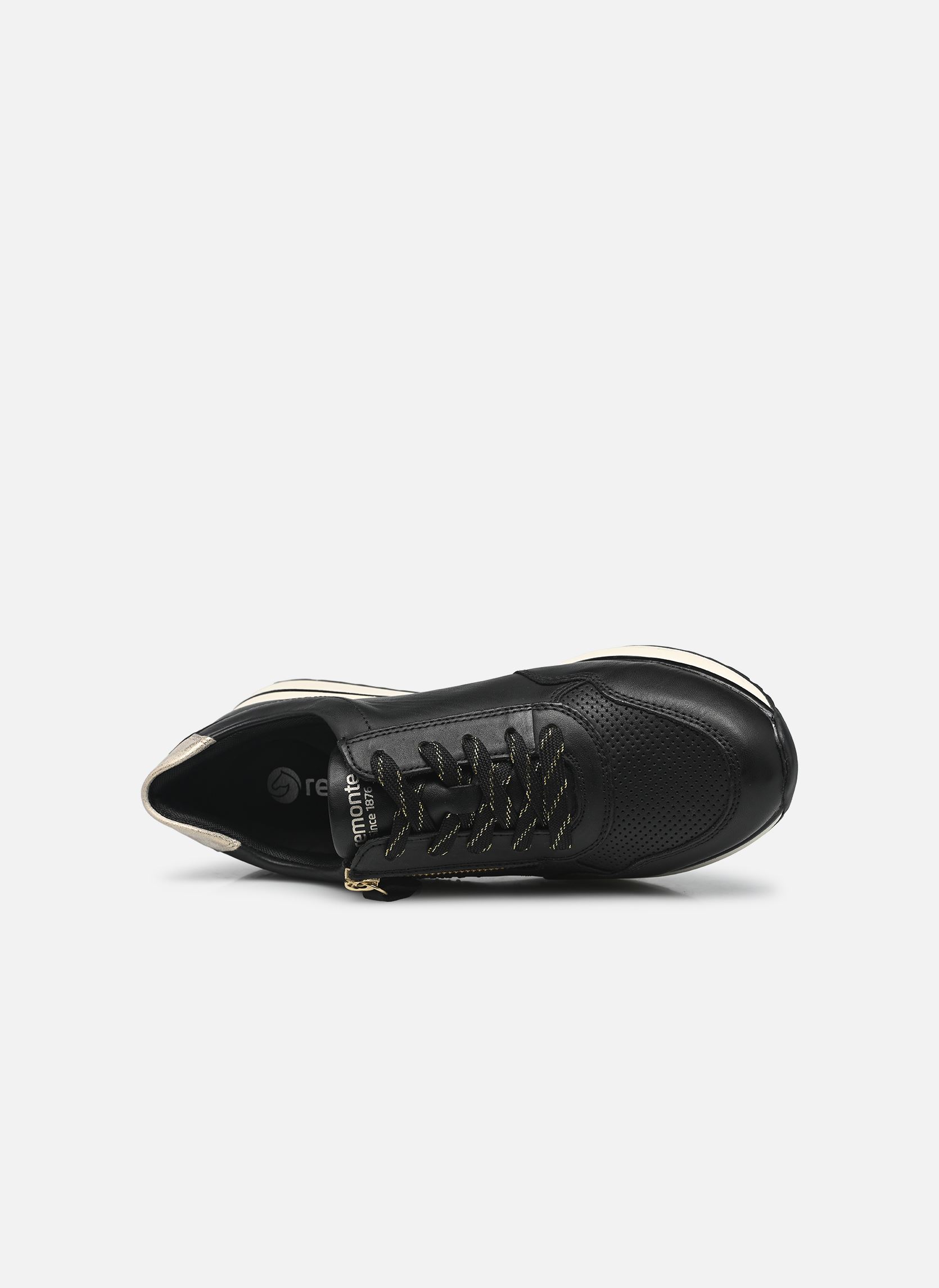 Niedrige Sneaker D1G00 damen schwarz Remonte Niedrige Sneaker D1G00 damen schwarz SCHWARZ/MUSCHEL/SCHWARZ