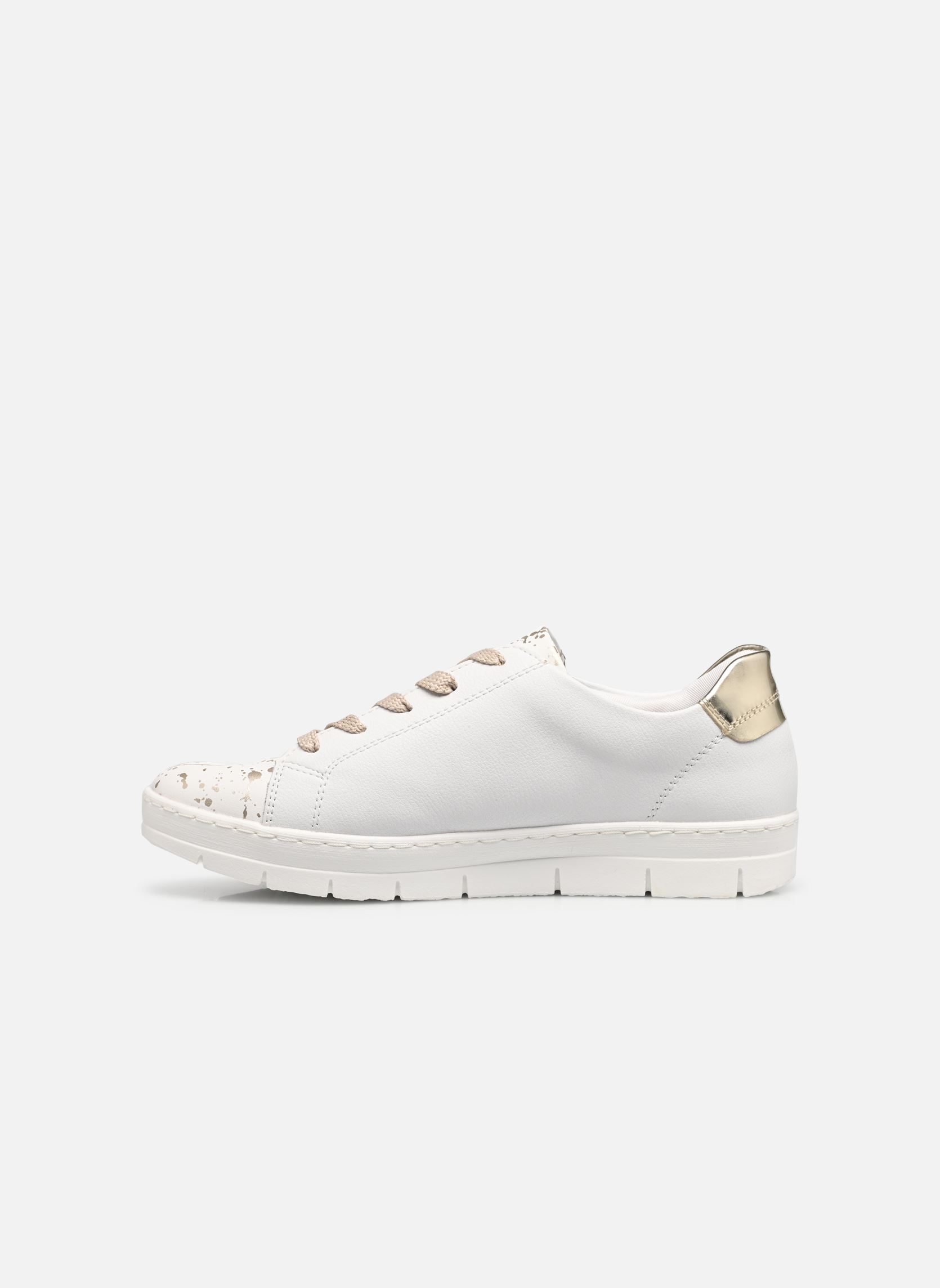 Lage sneakers D5832 dames wit Remonte Lage sneakers D5832 dames wit WHITE/ALLOY/WEISS/GOLD/MUSCHEL