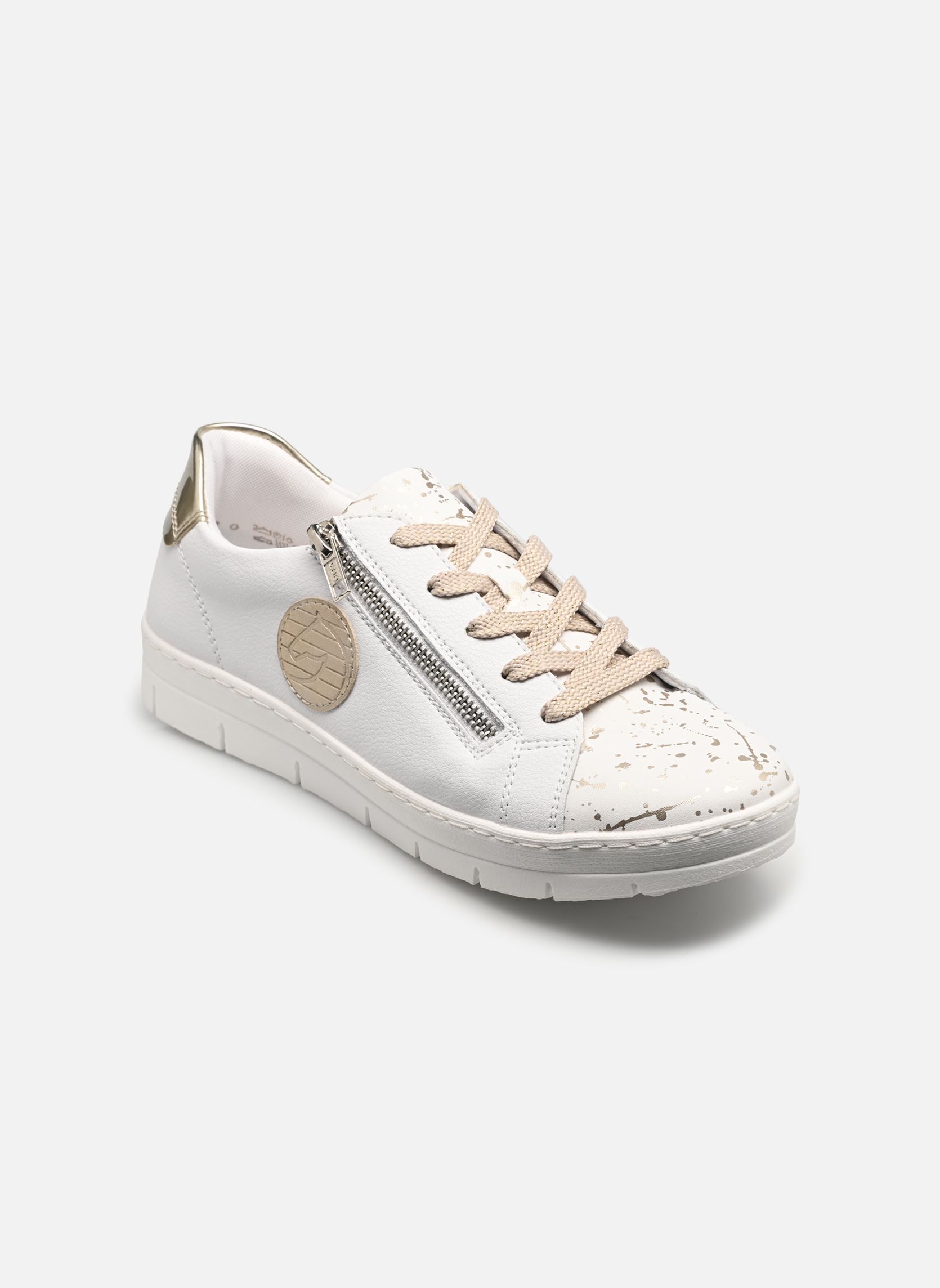 Lage sneakers D5832 dames wit Remonte Lage sneakers D5832 dames wit WHITE/ALLOY/WEISS/GOLD/MUSCHEL