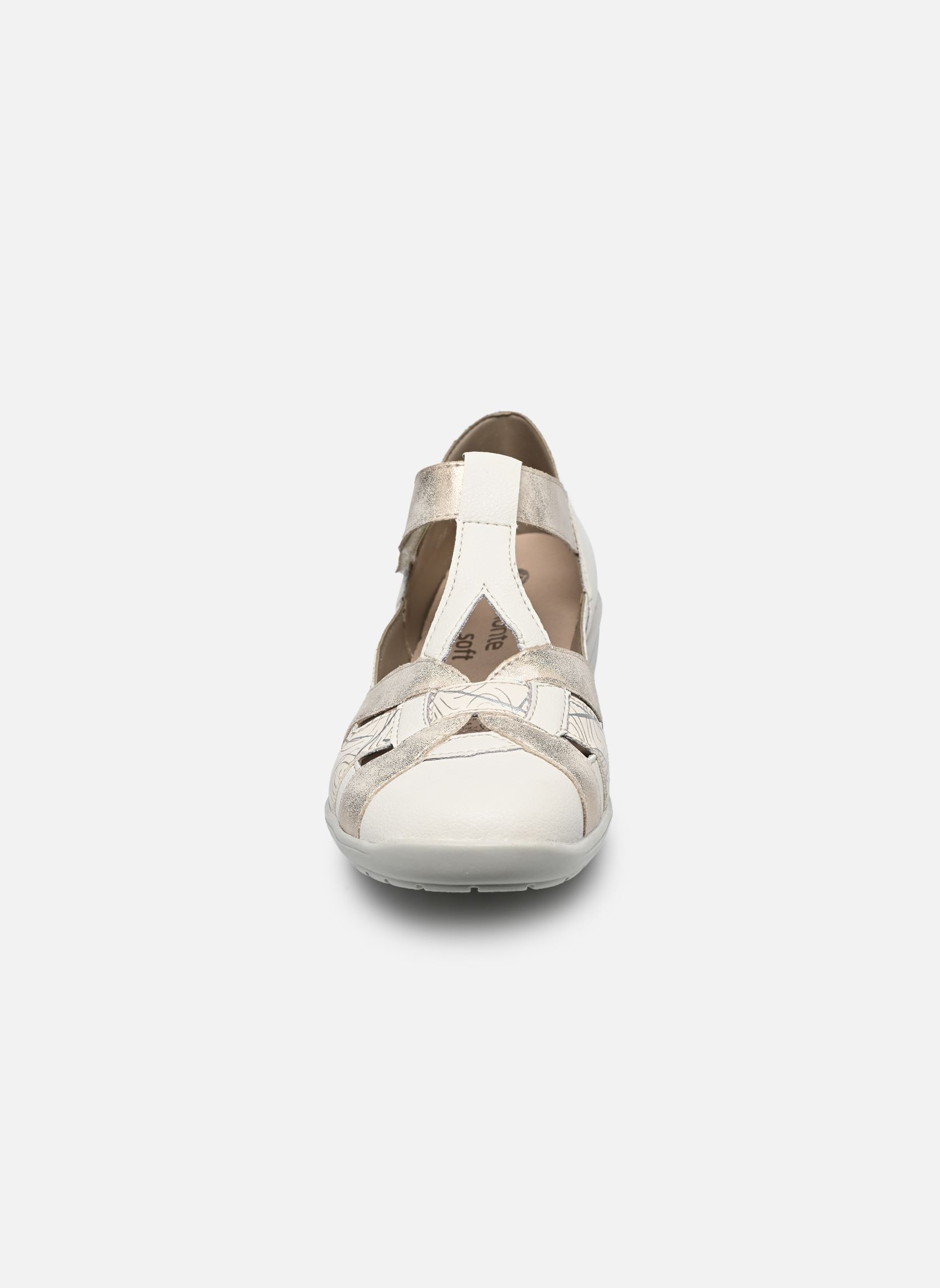 Platte sandalen R7601 dames wit Remonte Platte sandalen R7601 dames wit OFFWHITE/MUSCHEL/PORZELLAN/ALL