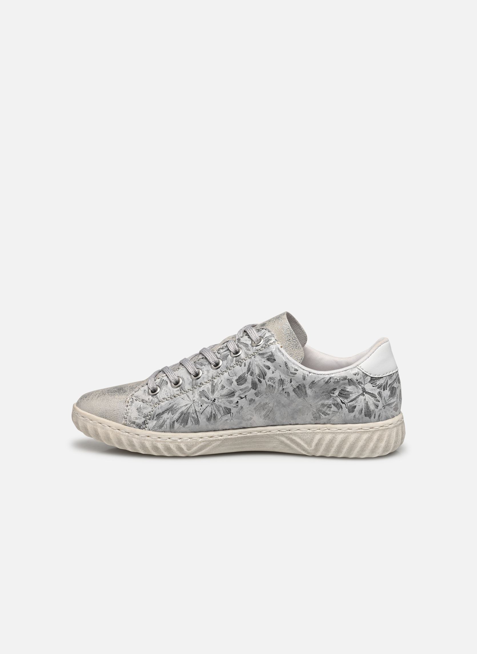 Baskets basses N0900 femme argent Rieker Baskets basses N0900 femme argent FOG-SILVER/GRAU-METALLIC/WEISS